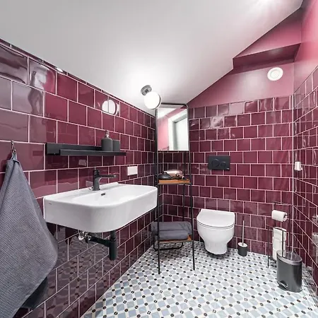 Bright Designer Mansard In City Centre Apartment
