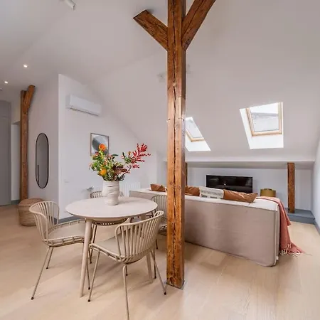 Apartment Bright Designer Mansard In City Centre