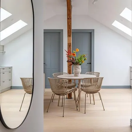 Bright Designer Mansard In City Centre Apartment